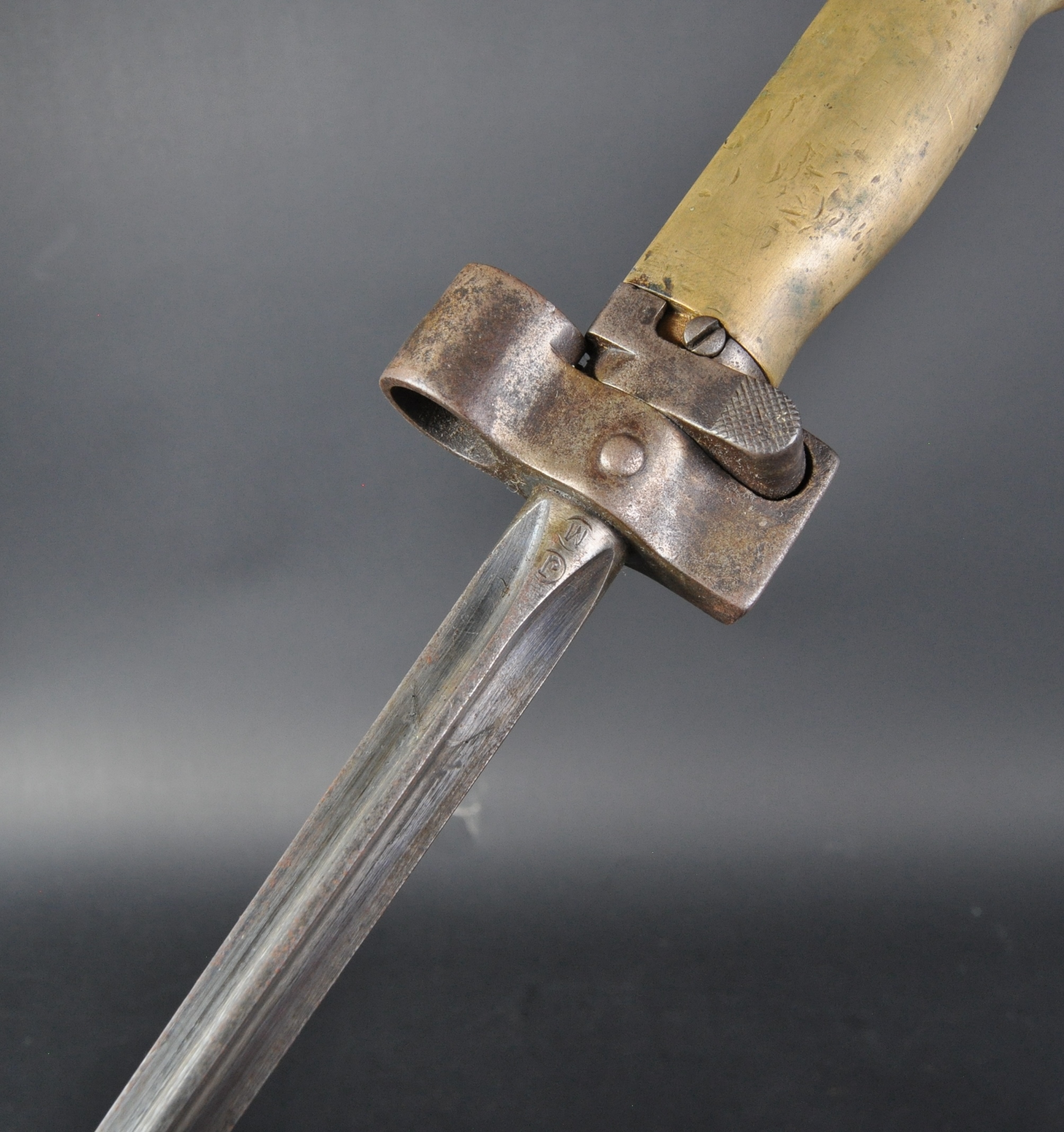 19TH CENTURY FRENCH M1886 LEBEL RIFLE BAYONET - Image 5 of 7