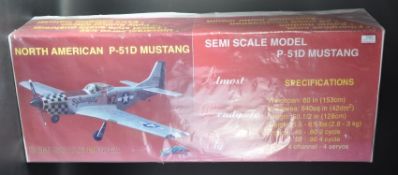 LARGE SCALE VMAR P-51D MUSTANG EP ALMOST READY TO FLY MODEL KIT