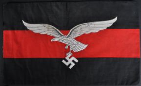 WWII SECOND WORLD WAR GERMAN LUFTWAFFE ARTILLERY GENERALS CAR FLAG