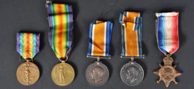 COLLECTION OF ASSORTED WWI FIRT WORLD WAR MEDALS
