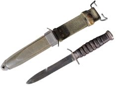 WWII SECOND WORLD WAR US UNITED STATES M3 TRENCH FIGHTING KNIFE