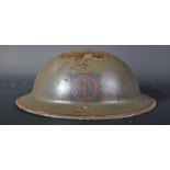 WWII SECOND WORLD WAR BRITISH STEEL BRODIE HELMET