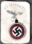 WWII SECOND WORLD WAR GERMAN NSDAP BADGE