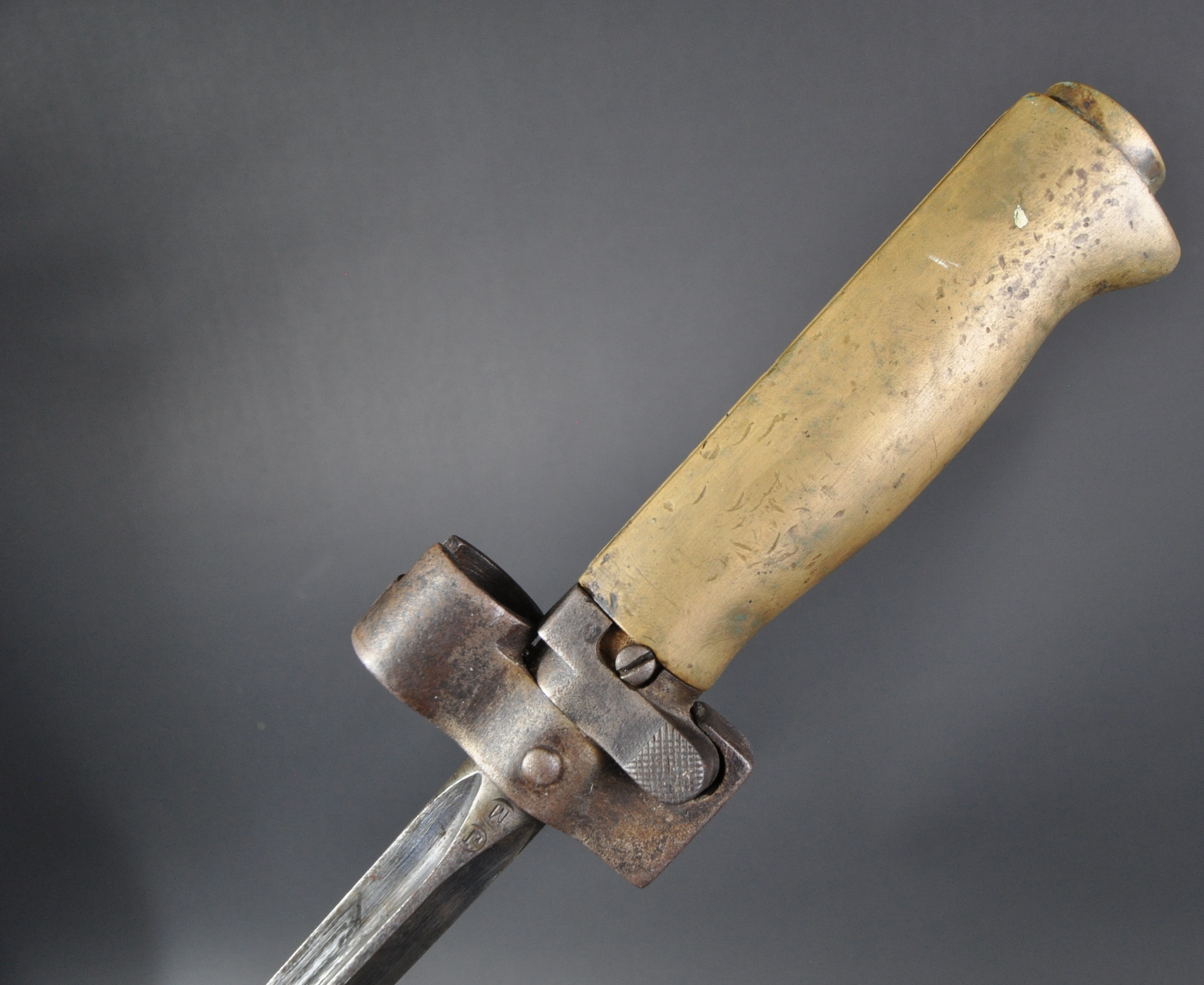 19TH CENTURY FRENCH M1886 LEBEL RIFLE BAYONET - Image 2 of 7