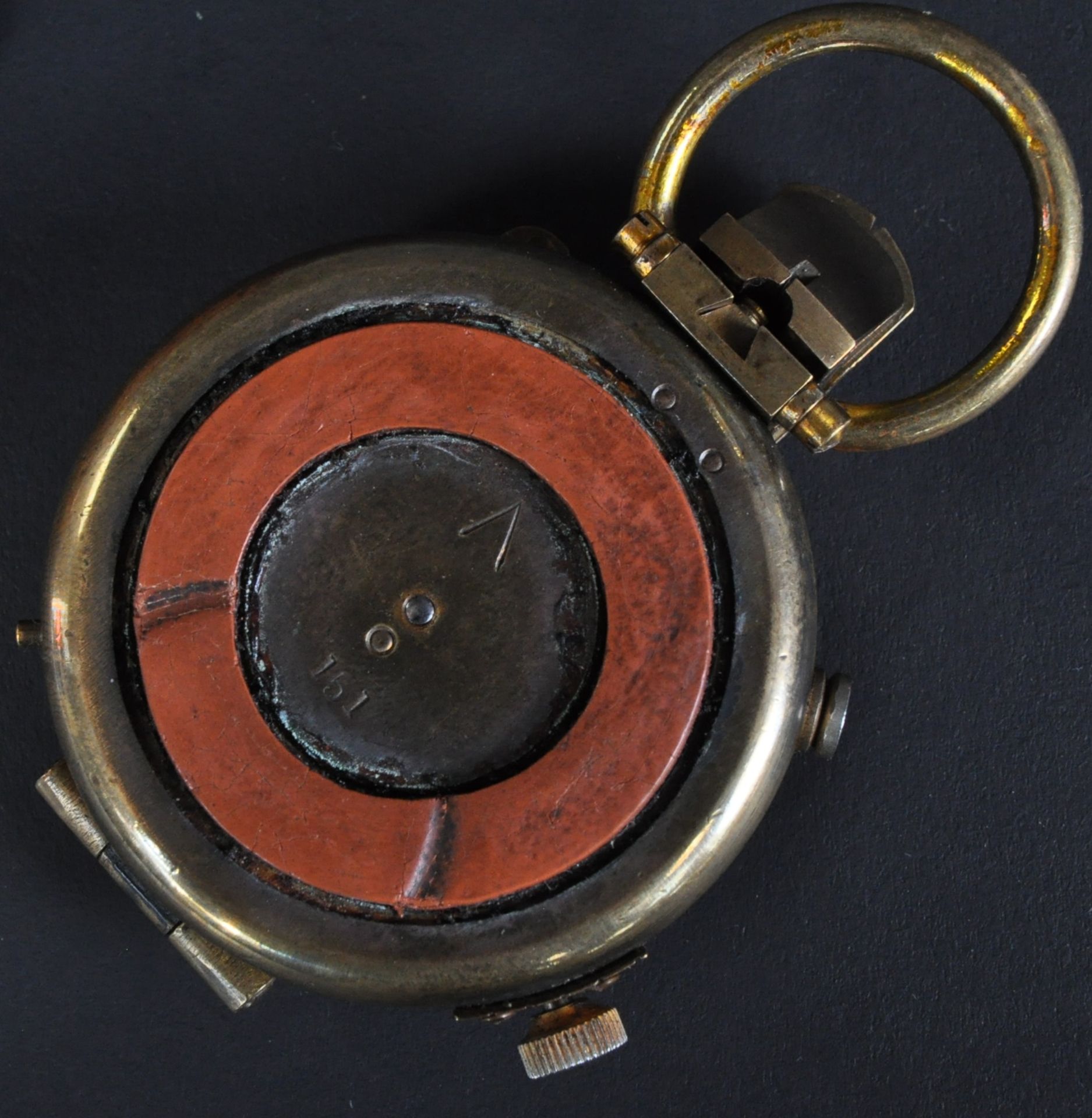 WWI FIRST WORLD WAR BRITISH OFFICER'S COMPASS IN CASE - Image 5 of 6