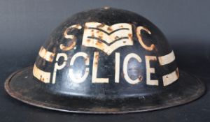 WWII SECOND WORLD WAR BRITISH POLICE BRODIE HELMET