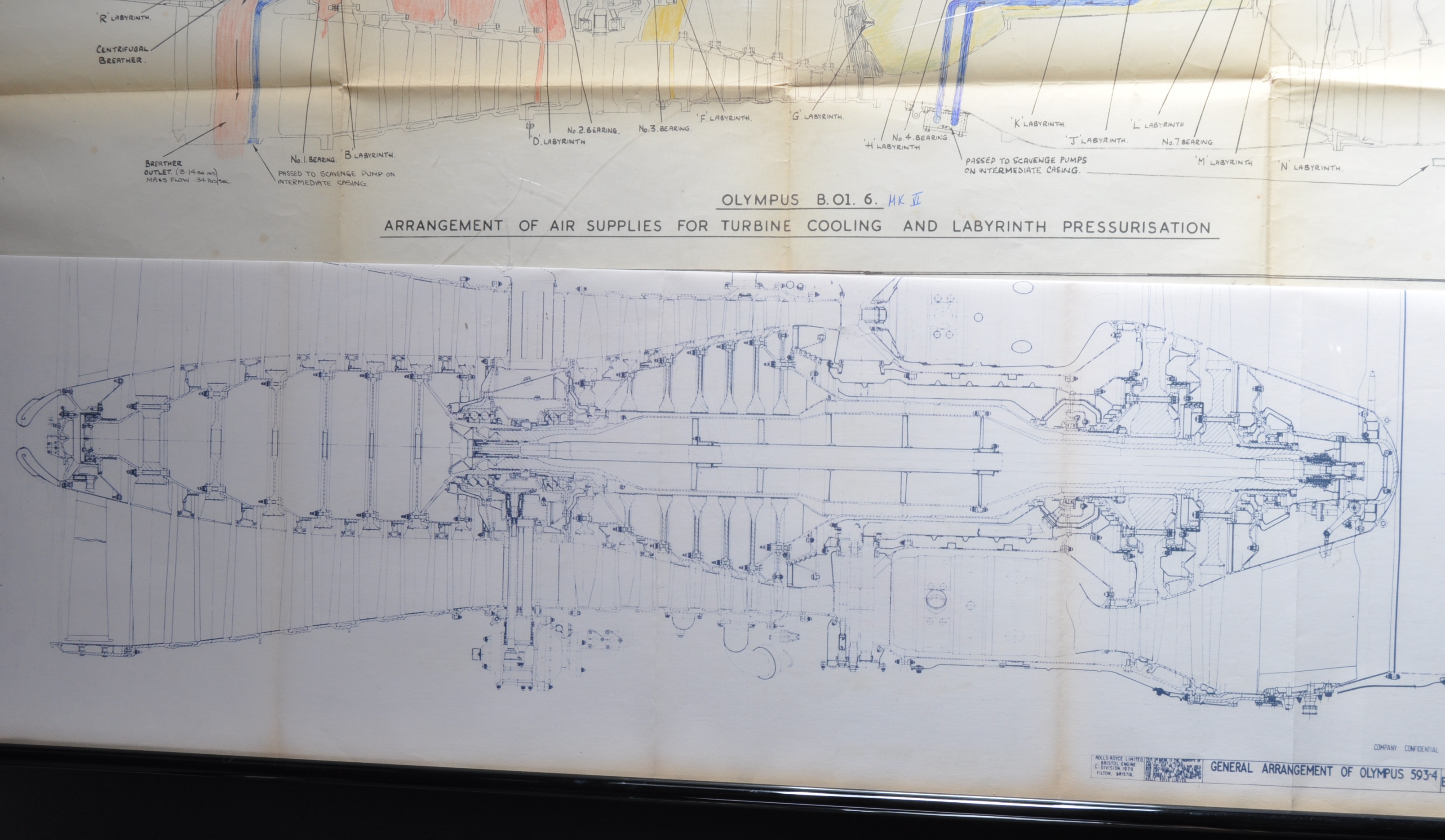 AEROPLANES / PLANES - VULCAN BOMBER BRISTOL OLYMPUS ENNGINE PLATE - Image 4 of 4