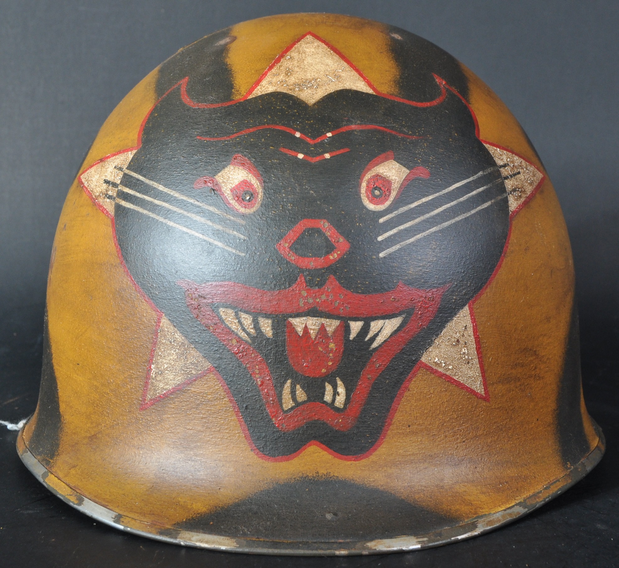 VIETNAM WAR ERA UNITED STATES M1 MEMORIAL HELMET - Image 2 of 6