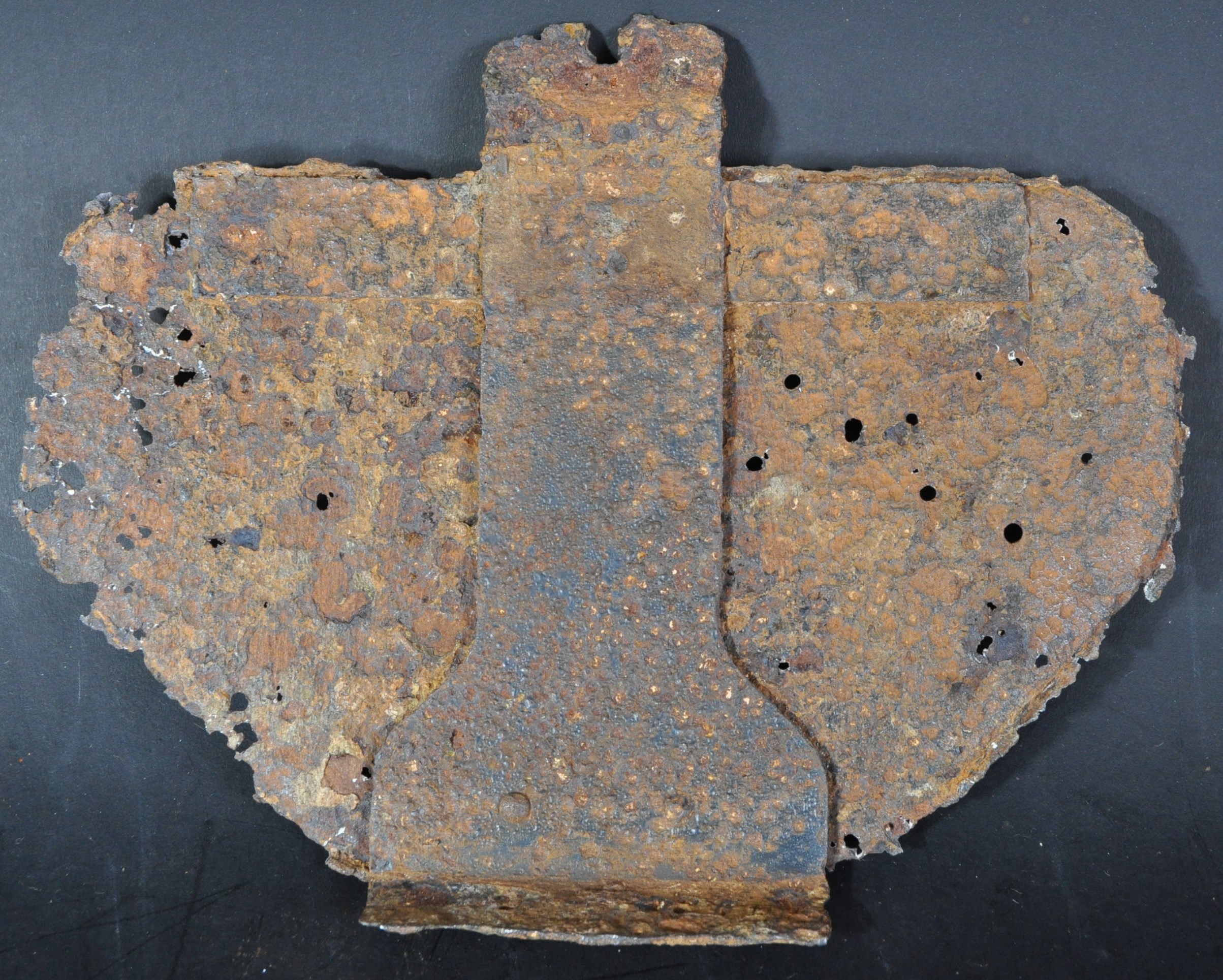 SECOND WORLD WAR GERMAN WAFFEN SS MOTORCYCLE NUMBER PLATE RELIC - Image 3 of 3