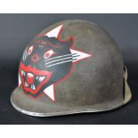 VIETNAM WAR ERA UNITED STATES M1 VIETNAMESE RANGERS HELMET