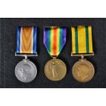 WWI FIRST WORLD WAR MEDAL TRIO