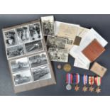 WWII MEDAL GROUP - CFN WALSH OF THE REME - XXX CORPS & SPEEDWAY INTEREST