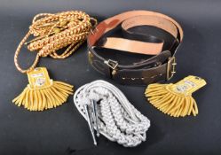 COLLECTION OF ASSORTED BRITISH MILITARY DRESS UNIFORM ITEMS