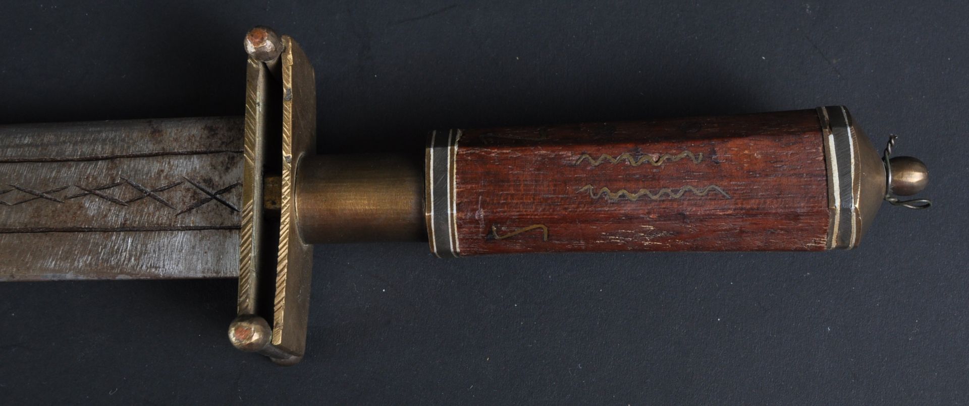 19TH CENTURY AFRICAN KINDJAL STYLE DAGGER - Image 6 of 6