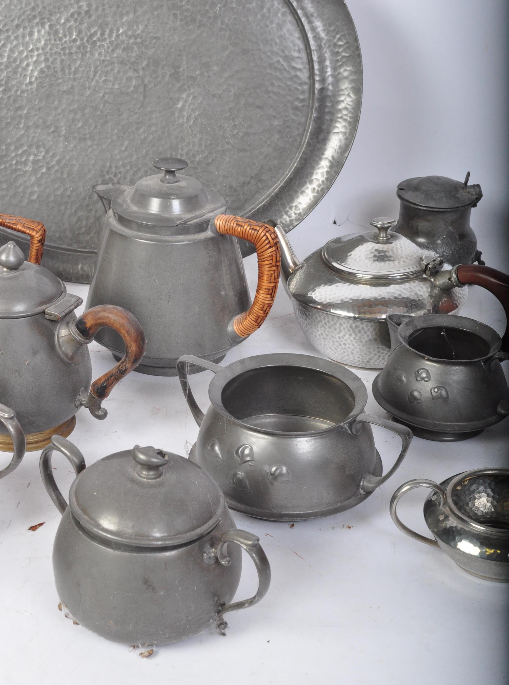 ASSORTMENT OF EARLY 20TH CENTURY PEWTER - Image 5 of 6