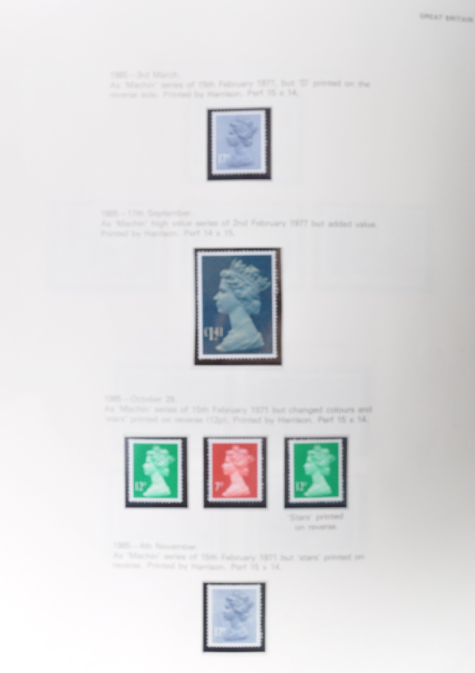 LARGE COLLECTION BRITISH UNFRANKED DECIMAL STAMPS - Image 7 of 22