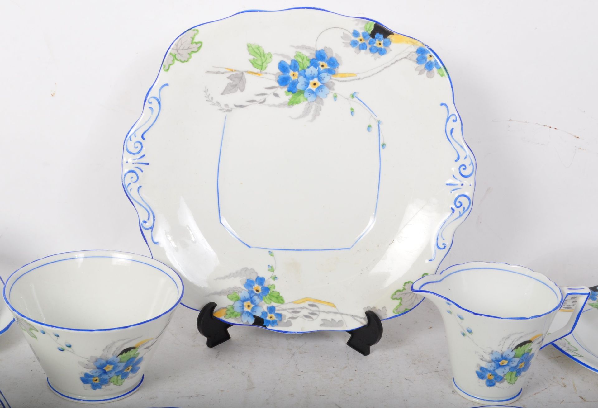 1920S ART DECO SUTHERLAND HAND PAINTED TEA SERVICE - Image 3 of 7