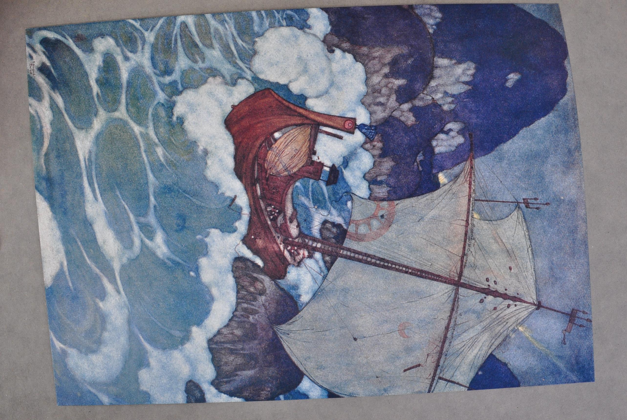 EDMUND DULAC ILLUSTATOR - STORIES FROM THE ARABIAN NIGHTS - Image 12 of 13