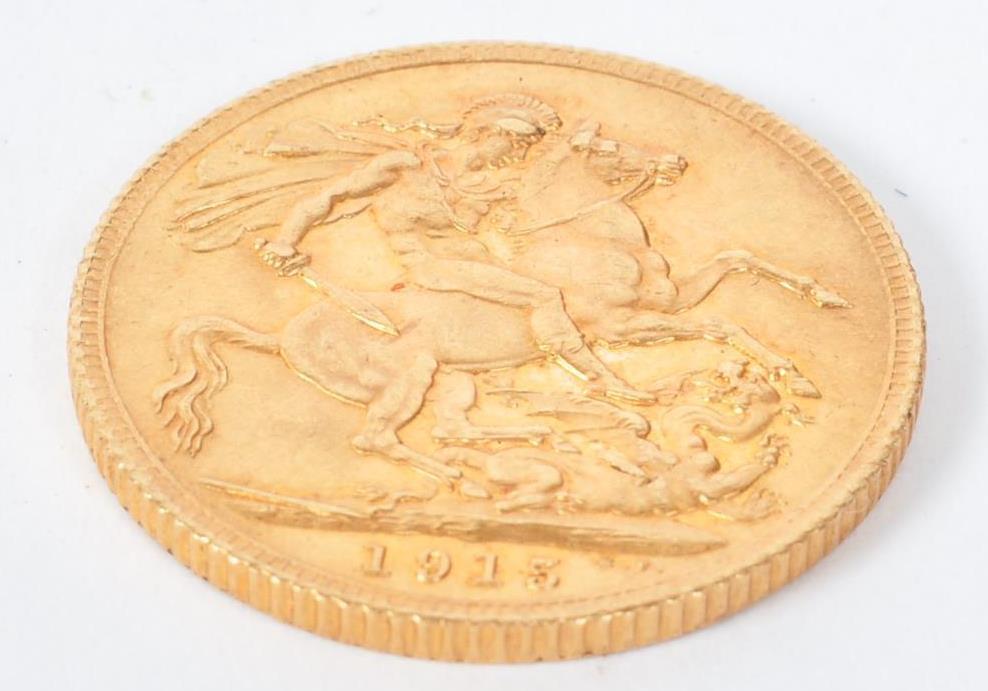 1915 GEORGE V HALF SOVEREIGN COIN - Image 3 of 4