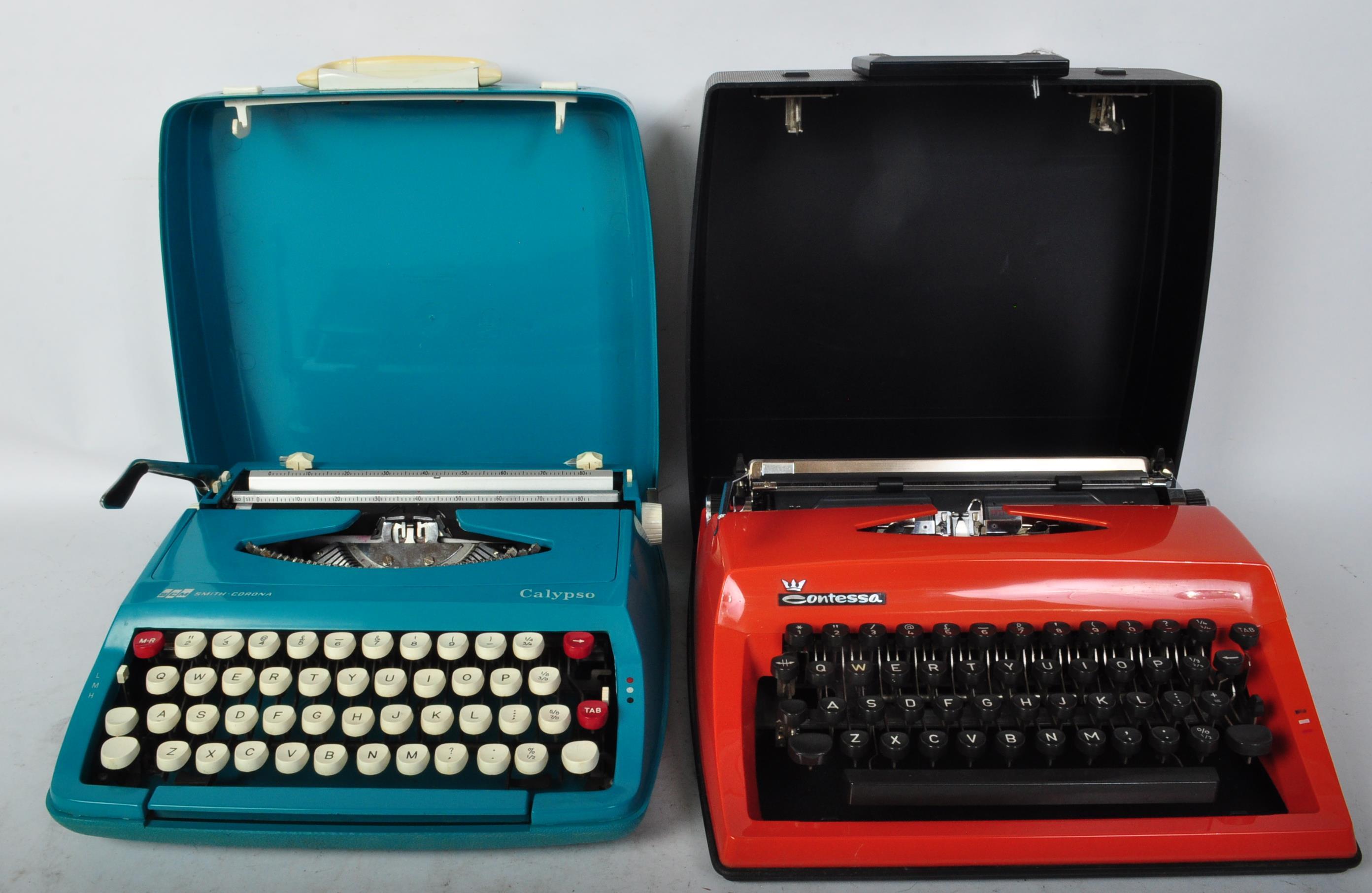 TWO RETRO VINTAGE MID 20TH CENTURY TYPEWRITERS