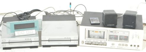 A RETRO PIONEER CT-F500 STEREO CASSETTE TAPE DECK & OTHERS