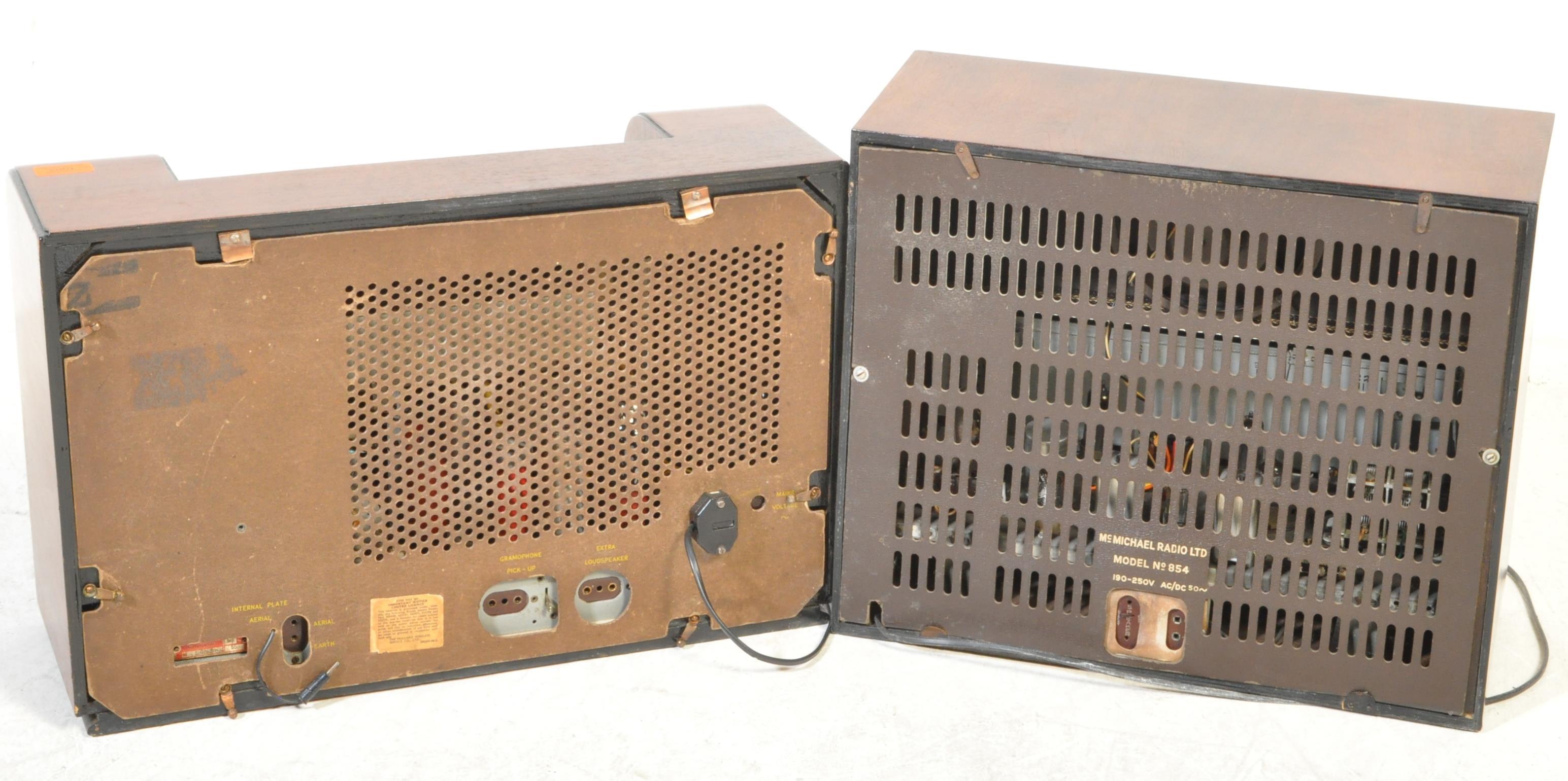 TWO VINTAGE 1950S VALVE RADIOS - Image 4 of 4