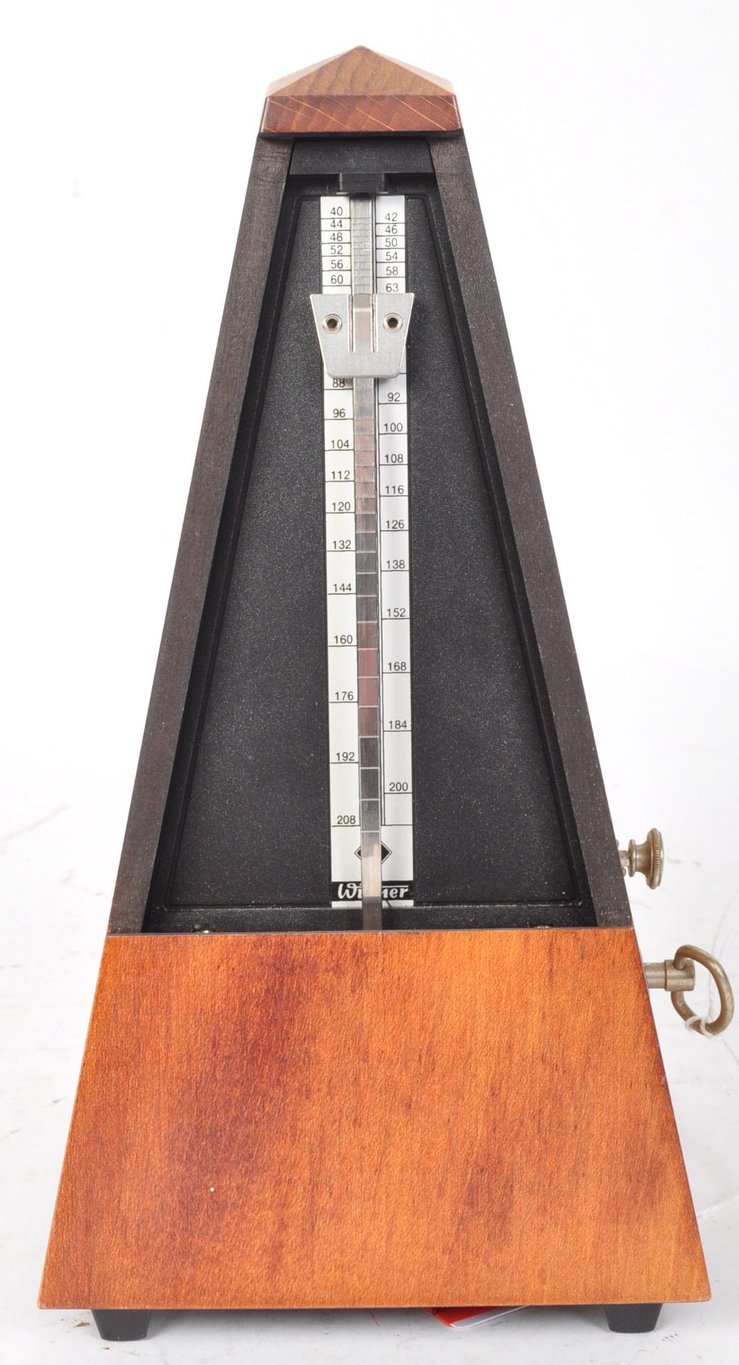 RETRO MID CENTURY WILLNER TEAK MECHANICAL METROMETER