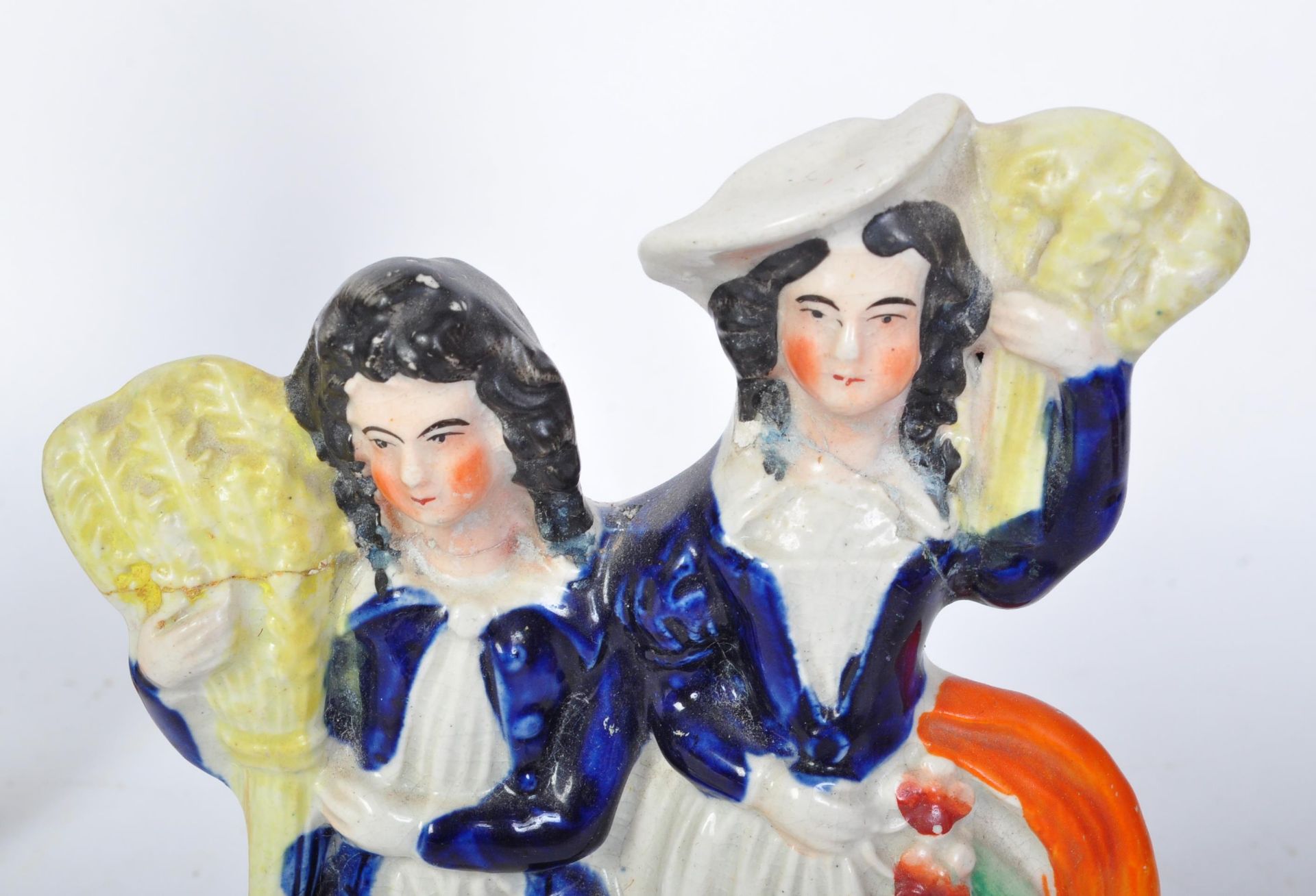 19TH CENTURY VICTORIAN STAFFORDSHIRE FIGURES - Bild 5 aus 5