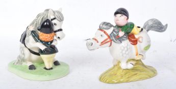 TWO ROYAL DOULTON & BESWICK NORMAN THELWELL FIGURES