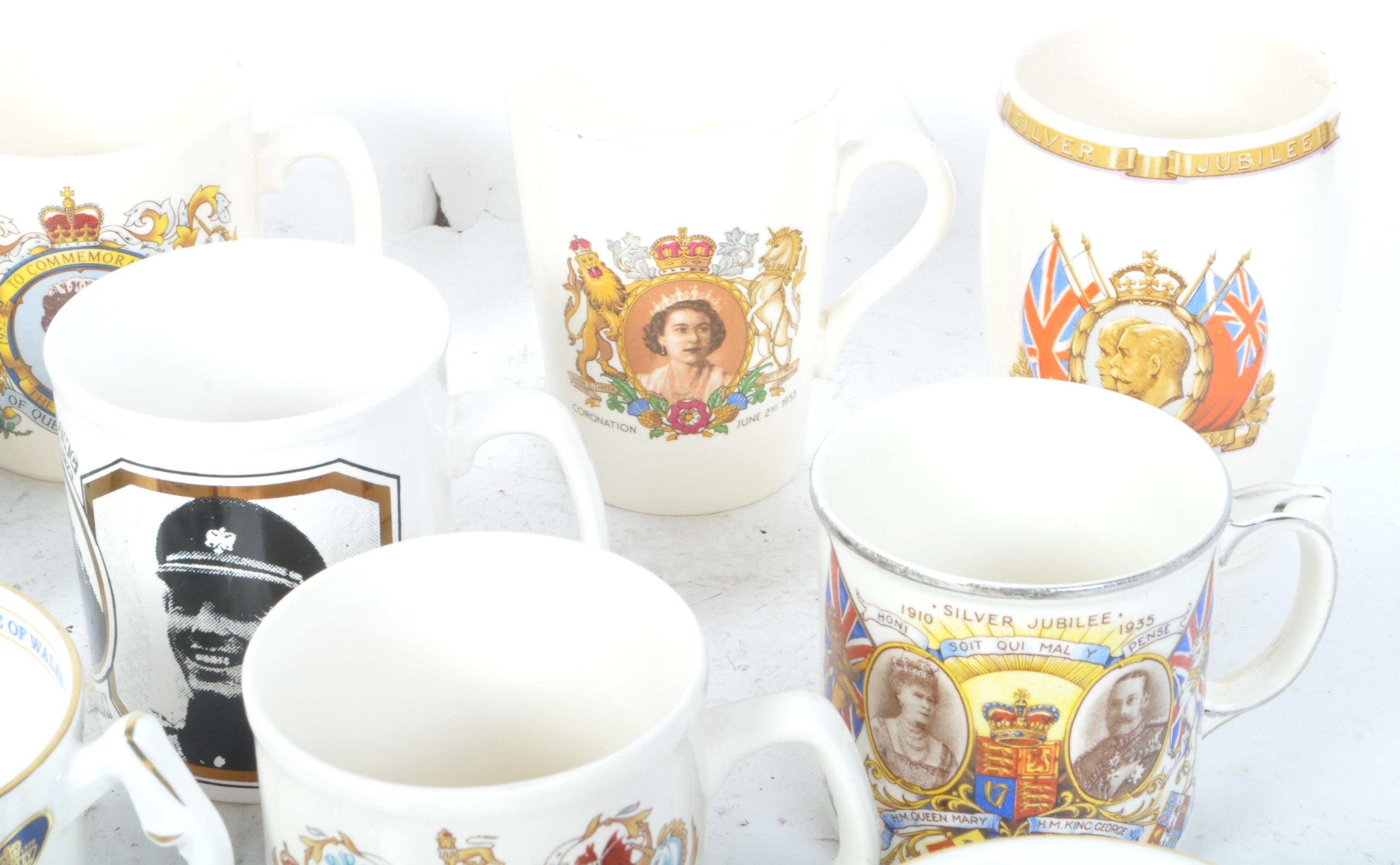 A COLLECTION OF CERAMIC COMMEMORATIVE CUPS & SAUCERS - Image 3 of 6