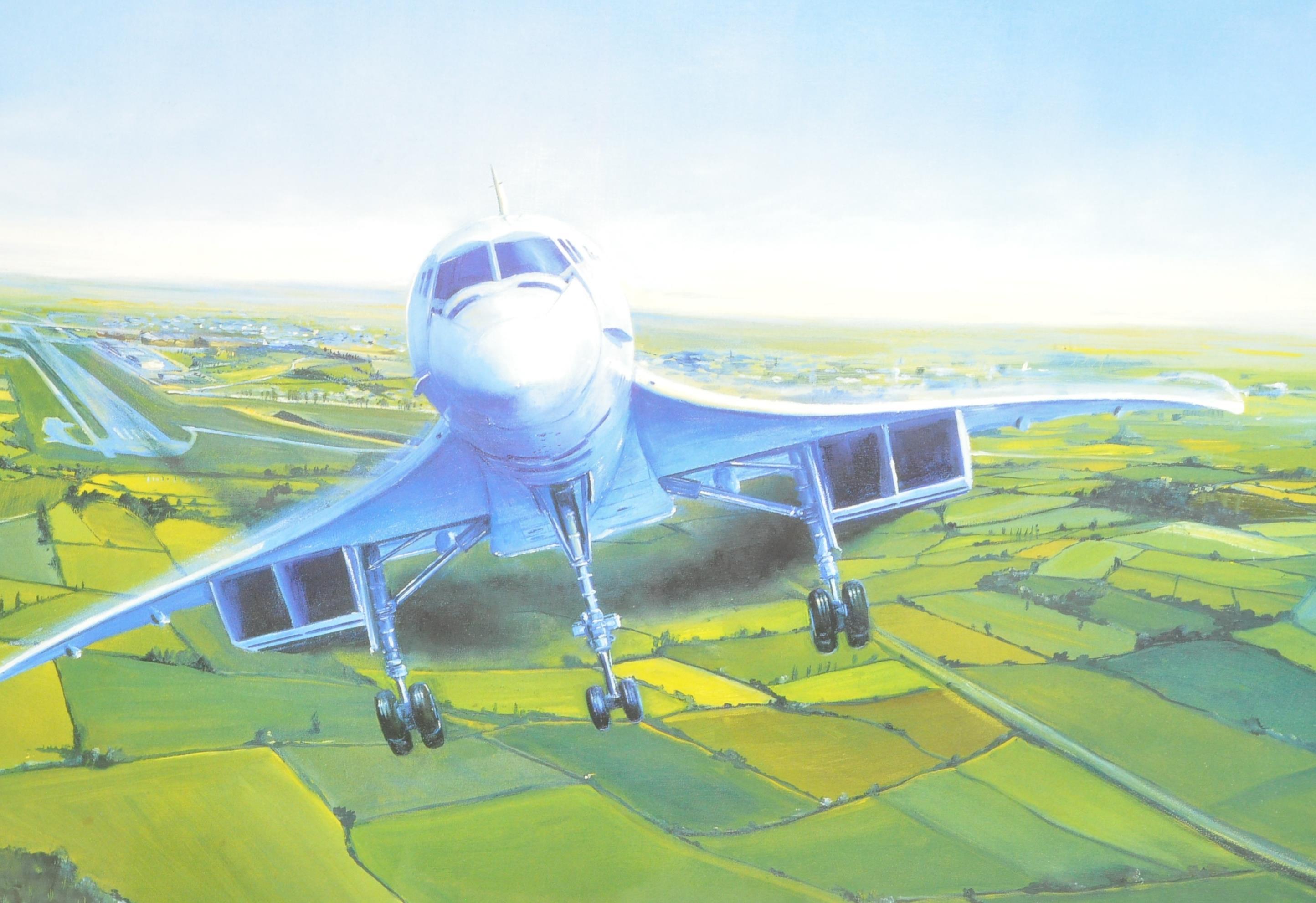 CONCORDE INTEREST - ' 002 AIRBORNE ' - LTD ED AUTOGRAPHED PRINT - Image 2 of 5