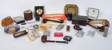 COLLECTION OF TOBACCIANA SMOKING ITEMS