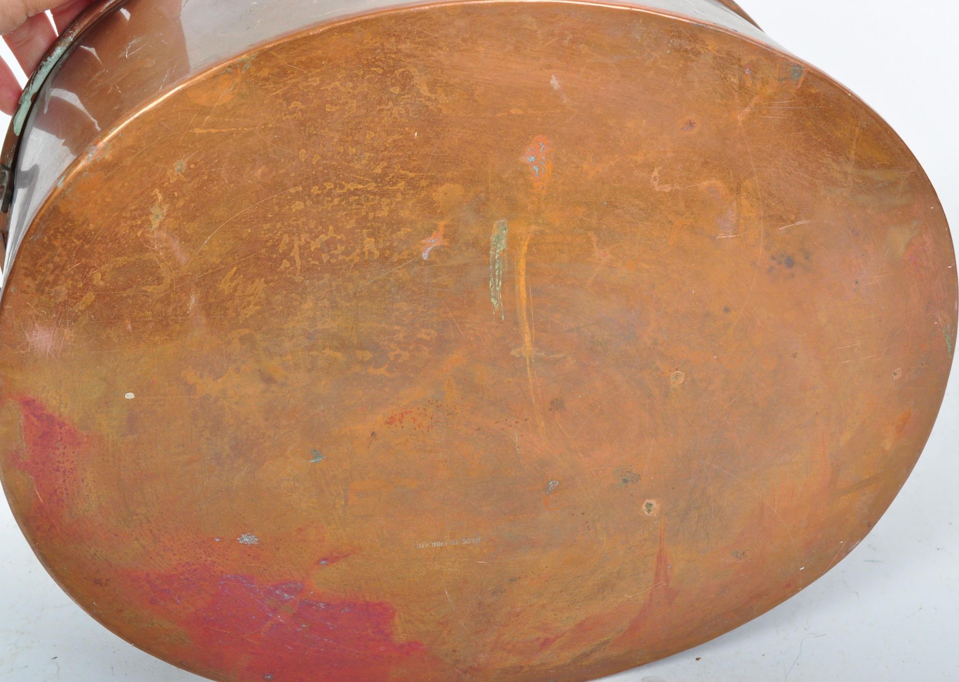 19TH CENTURY COPPER OVAL PALNTER - Image 4 of 4