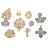 COLLECTION OF WWI & LATER BADGES