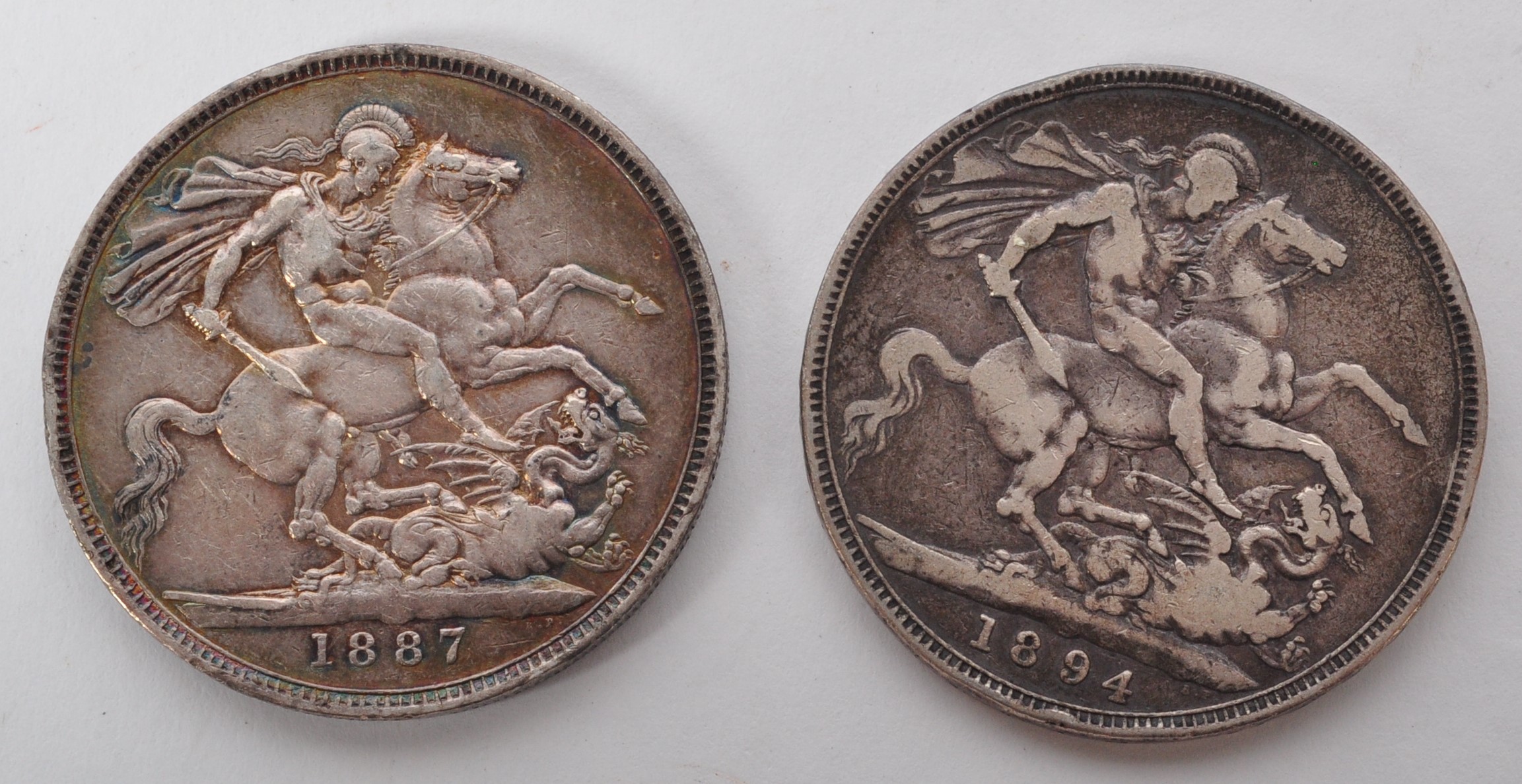 COLLECTION OF 19TH CENTURY .925 SILVER CROWN - Image 2 of 2