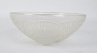 1930S RENE LALIQUE OPALESCENT COQUILLES GLASS BOWL