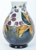 MOORCROFT - VINATGE MOORCORFT POTTERY BRAMBLES VASE