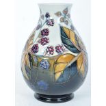 MOORCROFT - VINATGE MOORCORFT POTTERY BRAMBLES VASE