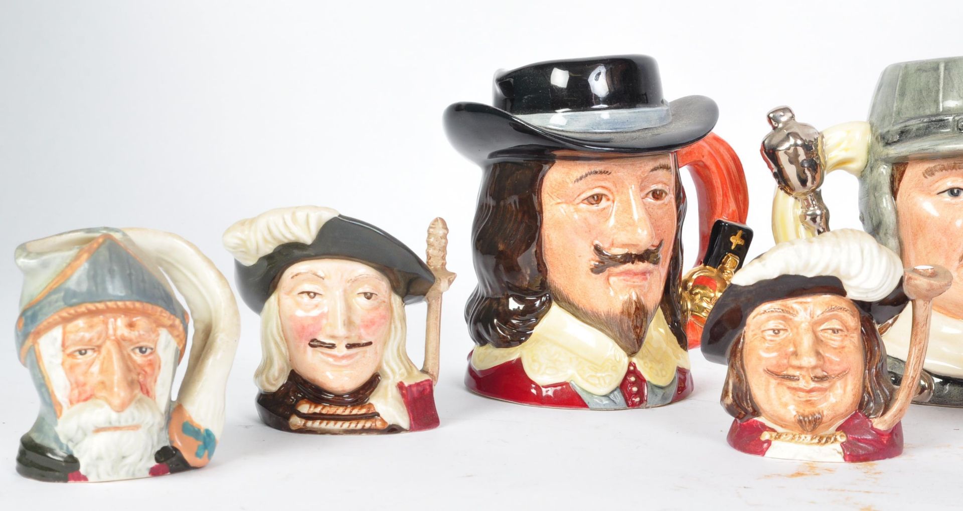 A COLLECTION OF 10 VINTAGE CHARACTER TOBY JUGS - VARIOUS SIZES - Image 2 of 6