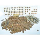 LARGE COLLECTION OF BRITISH & FOREIGN COINS