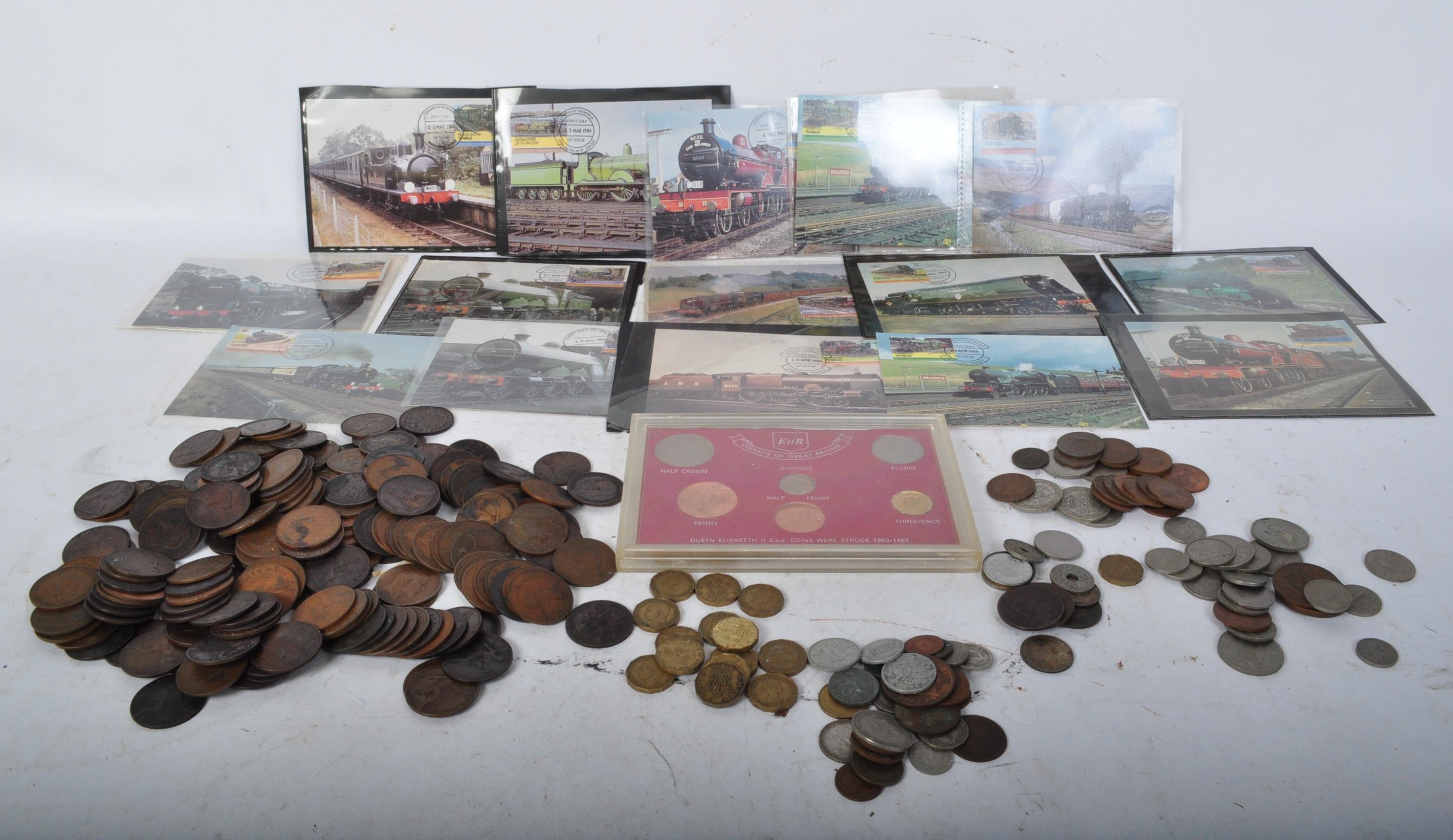 ASSORTMENT OF 19TH CENTURY & LATER COINS