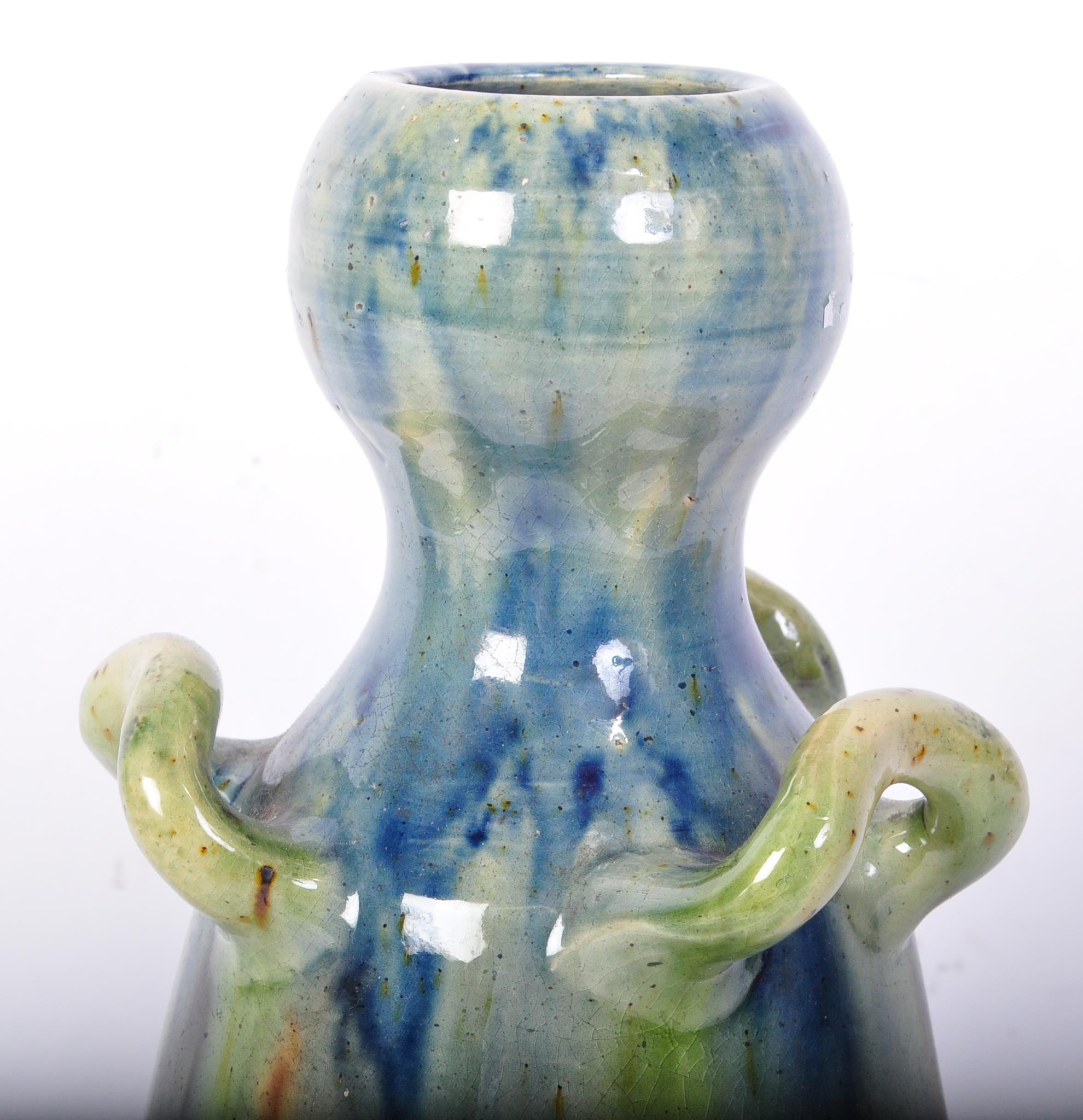 EARLY 20TH CENTURY BELGIAN ART NOUVEAU VASE - Image 3 of 6