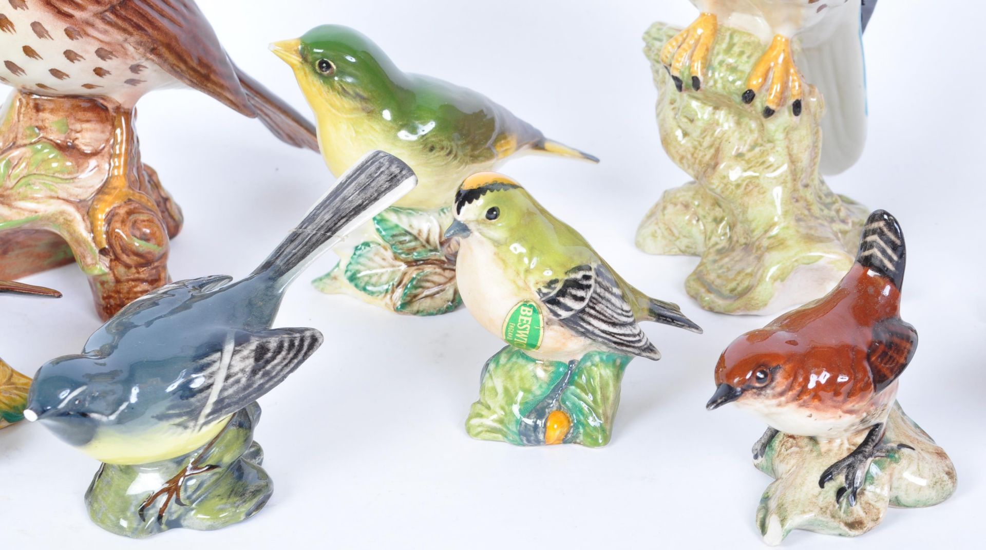 COLLECTION OF VINTAGE BESWICK CERAMIC BIRDS FIGURINES - Image 3 of 5