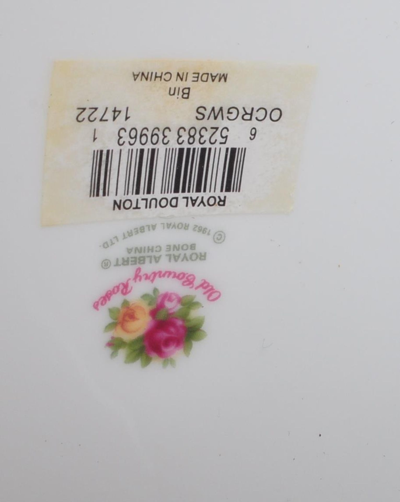 LARGE ROYAL ALBERT OLD COUNTRY ROSES PAPER BIN / VASE - Bild 5 aus 5