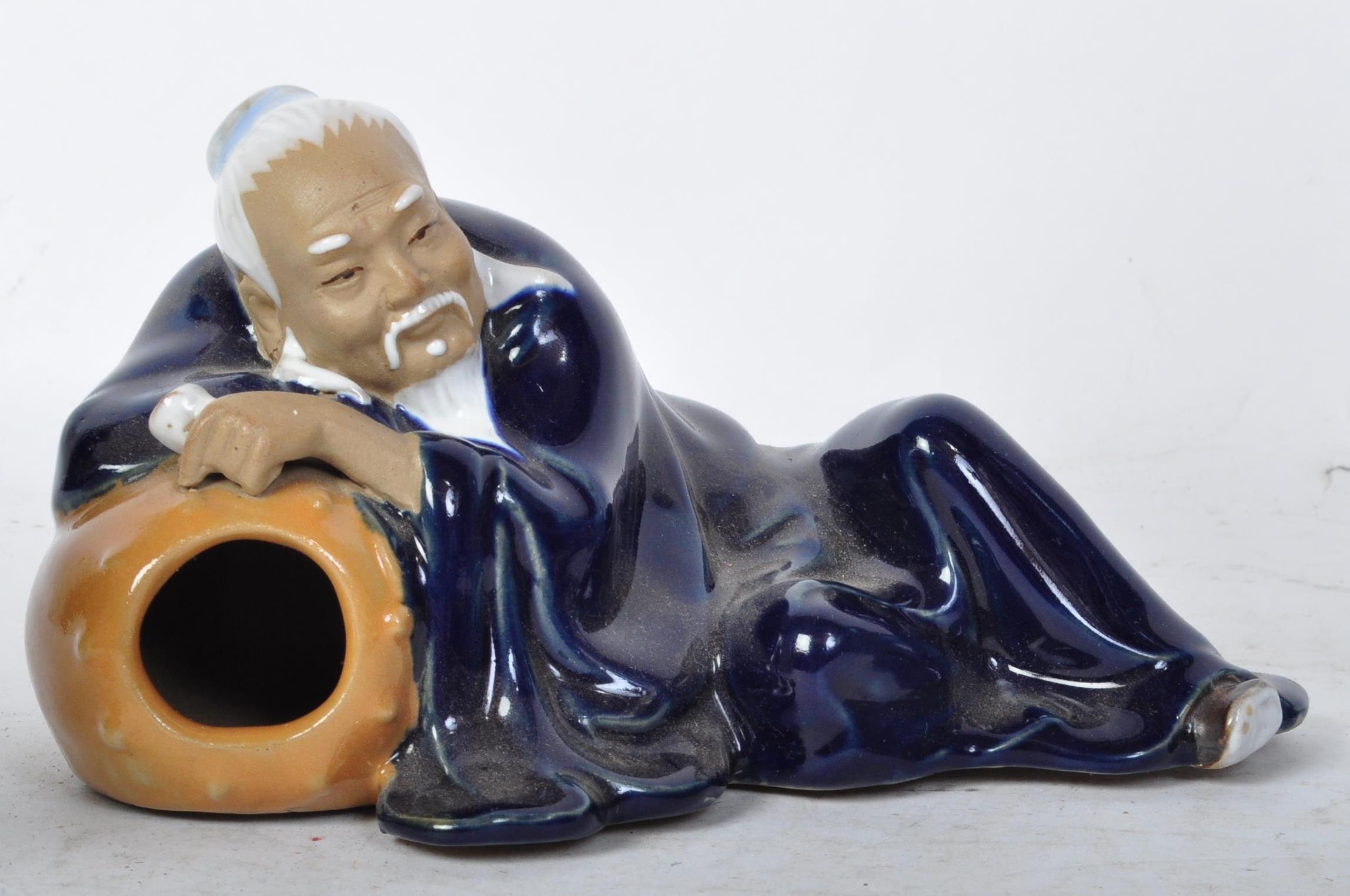 COLLECTION OF CHINESE EARTHENWARE MUD MEN FIGURES - Image 3 of 6