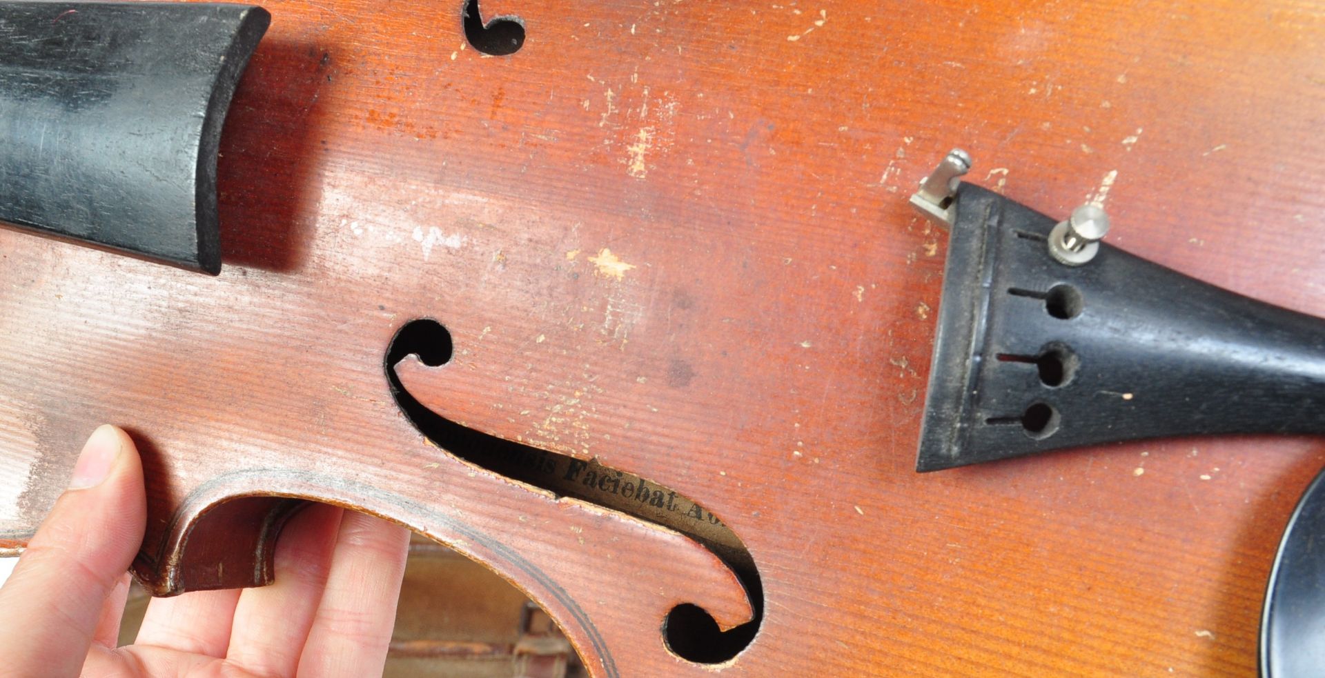 EARLY 20TH CENTURY STRADIVARIUS COPY VIOLIN - Image 5 of 5