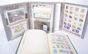 A COLLECTION OF UNFRANKED / FRANKED STAMP ALBUMS