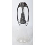 EARLY 20TH CENTURY GERMAN WMF SILVER PLATED GLASS BUD VASE