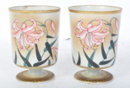 EARLY 20TH CENTURY JAPANESE HAND PAINTED PORCELAIN GOBLET