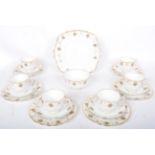 1920S ROYAL ALBERT HAND PAINTED BONE CHINA TEA SERVICE